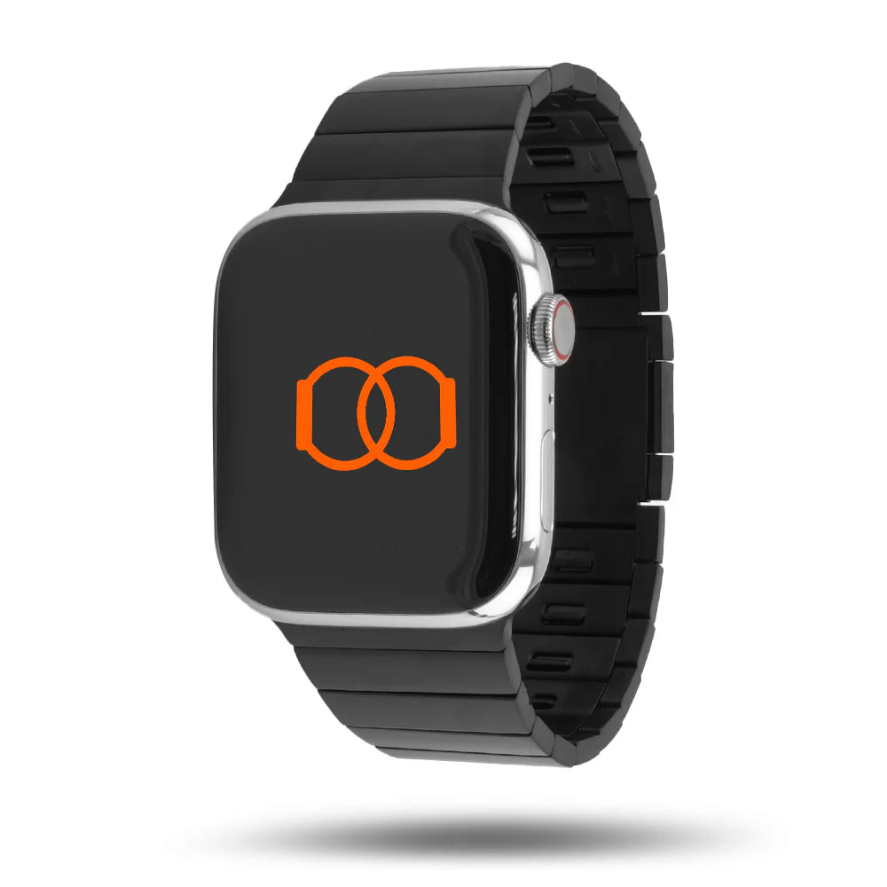 Bracelet Apple Watch (Montres) en acier inoxydable et Aimantés à maillons détachables