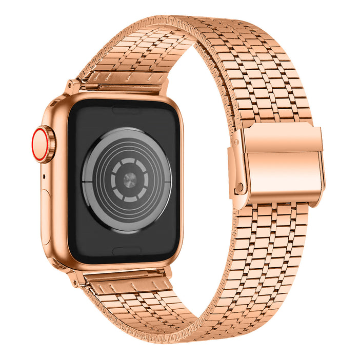 Bracelet Apple Watch (Montres) en acier inoxydable et Aimantés à maillons détachables